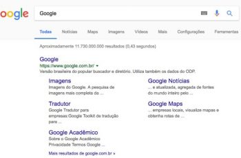 Busca do Google 1
