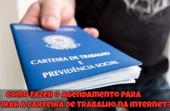 Como Fazer o Agendamento Para Tirar a Carteira de Trabalho na Internet?