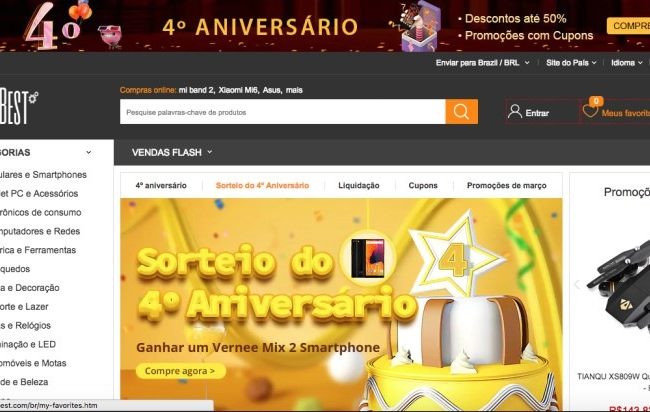 Como Comprar na GearBest?