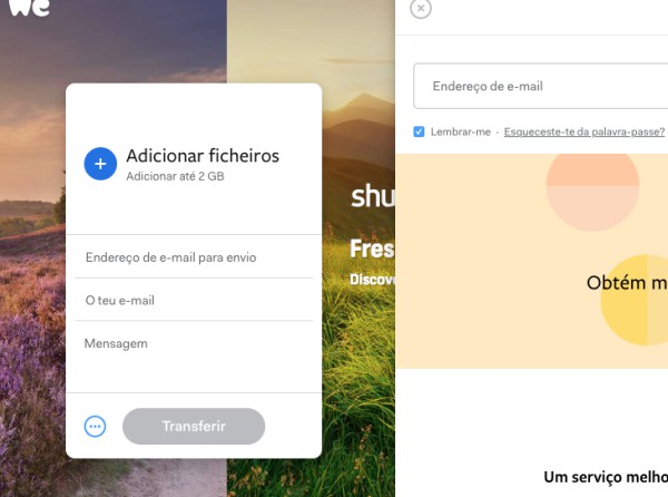 Como-usar-o-Wetransfer-Grátis-tela-de-transferencia