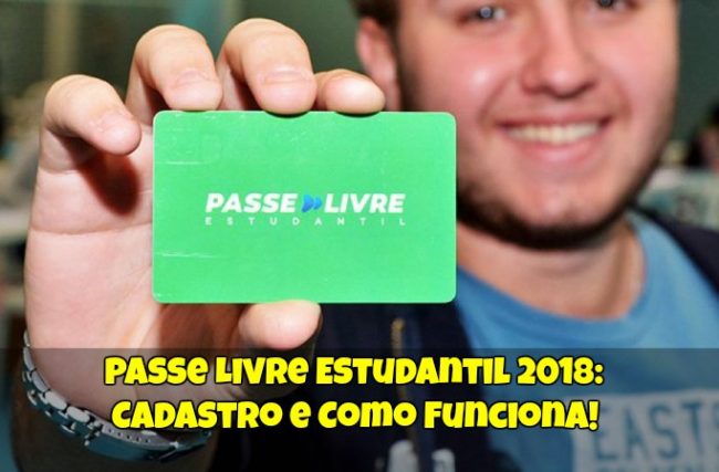 Passe Livre Estudantil 2018: Cadastro e Como Funciona