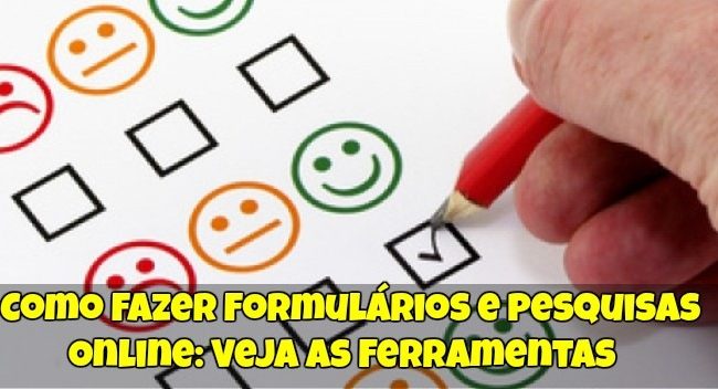 Como Fazer Formulários e Pesquisas Online: Veja as Ferramentas!