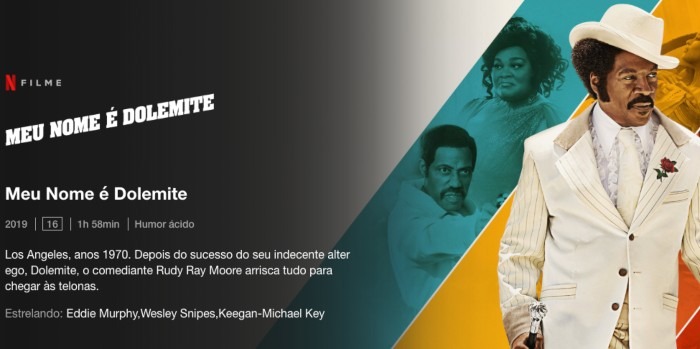 Meu Nome é Dolemite Netflix